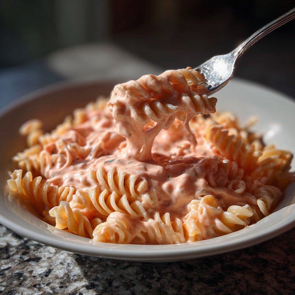 Rose Pasta with Creamy Pink Sauce