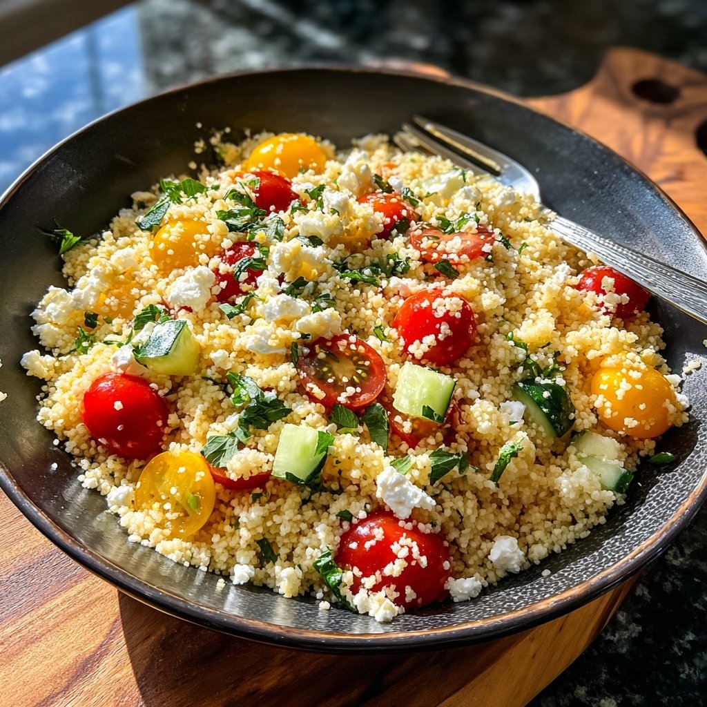 Healthy Lunch Mediterranean Couscous