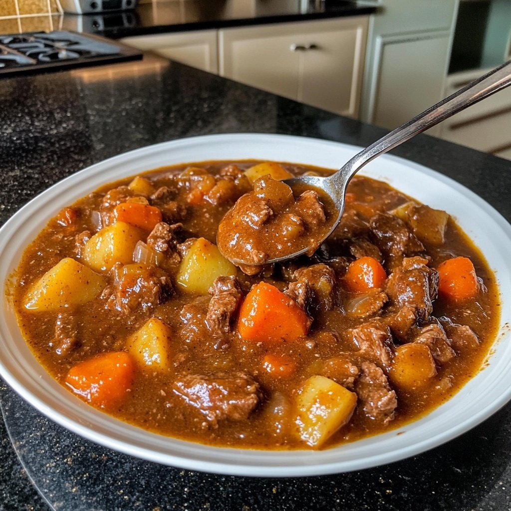 Jamaican Beef Stew With Rice