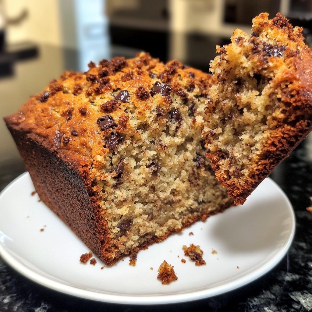 Simple Banana Bread Loaf
