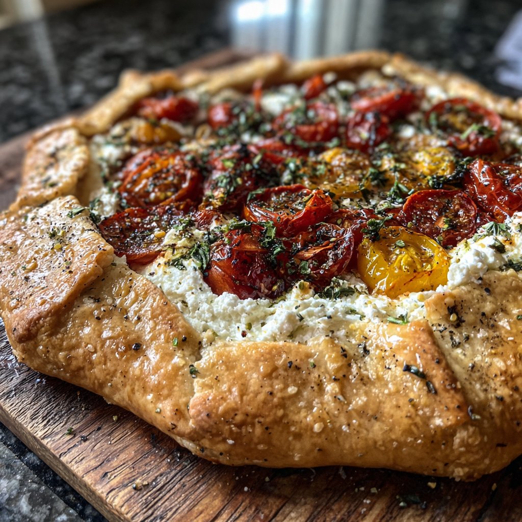 Tomato Galette with Whipped Ricotta