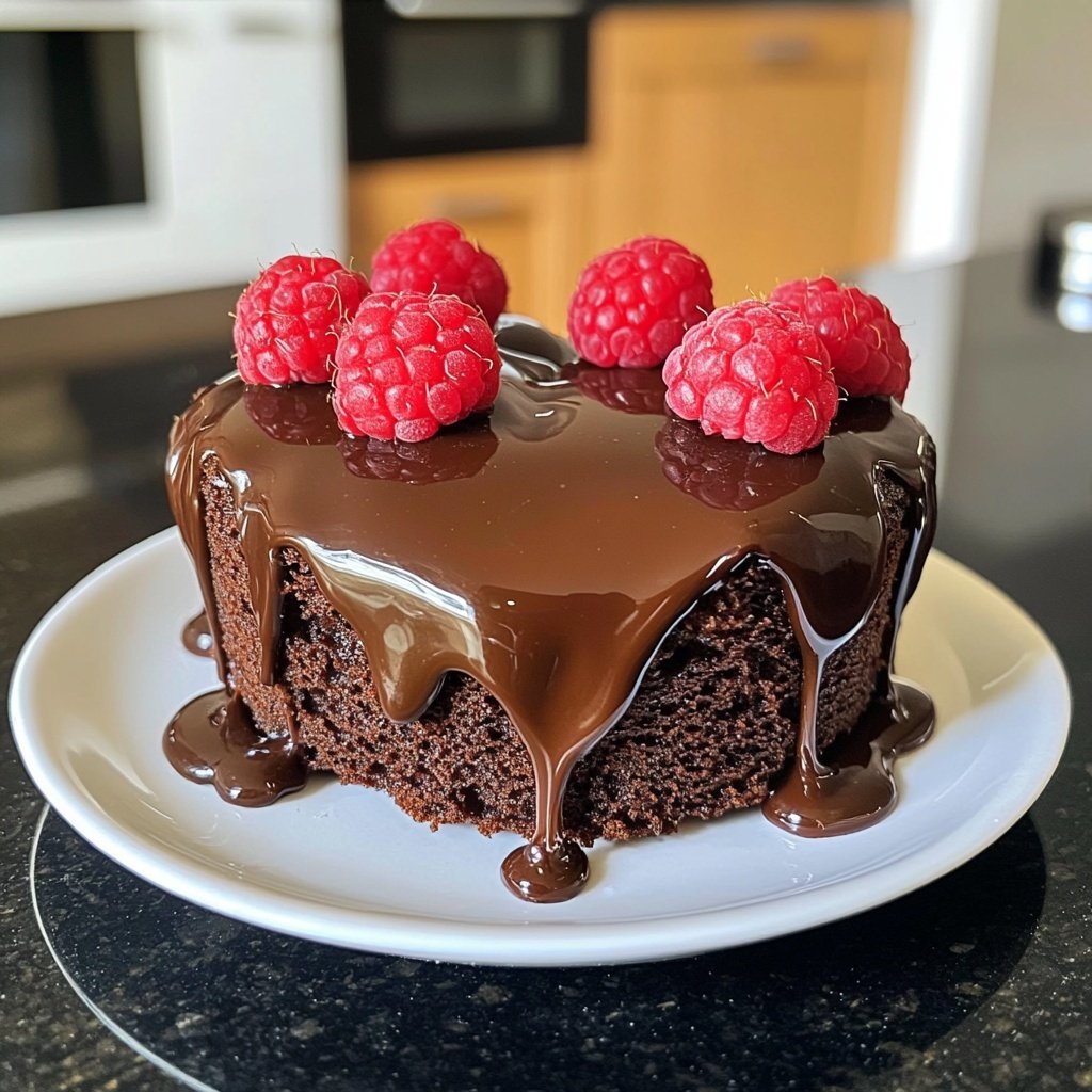 Mini Heart Cake with Chocolate Sponge