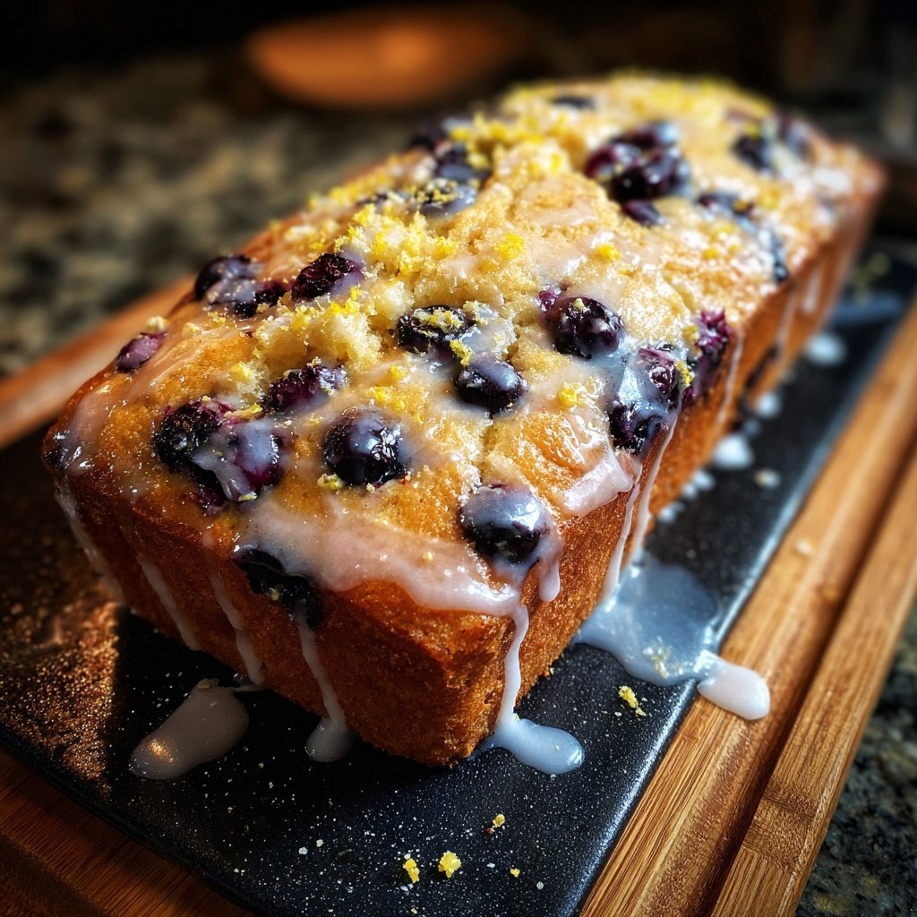 Lemon Blueberry Morning Bread