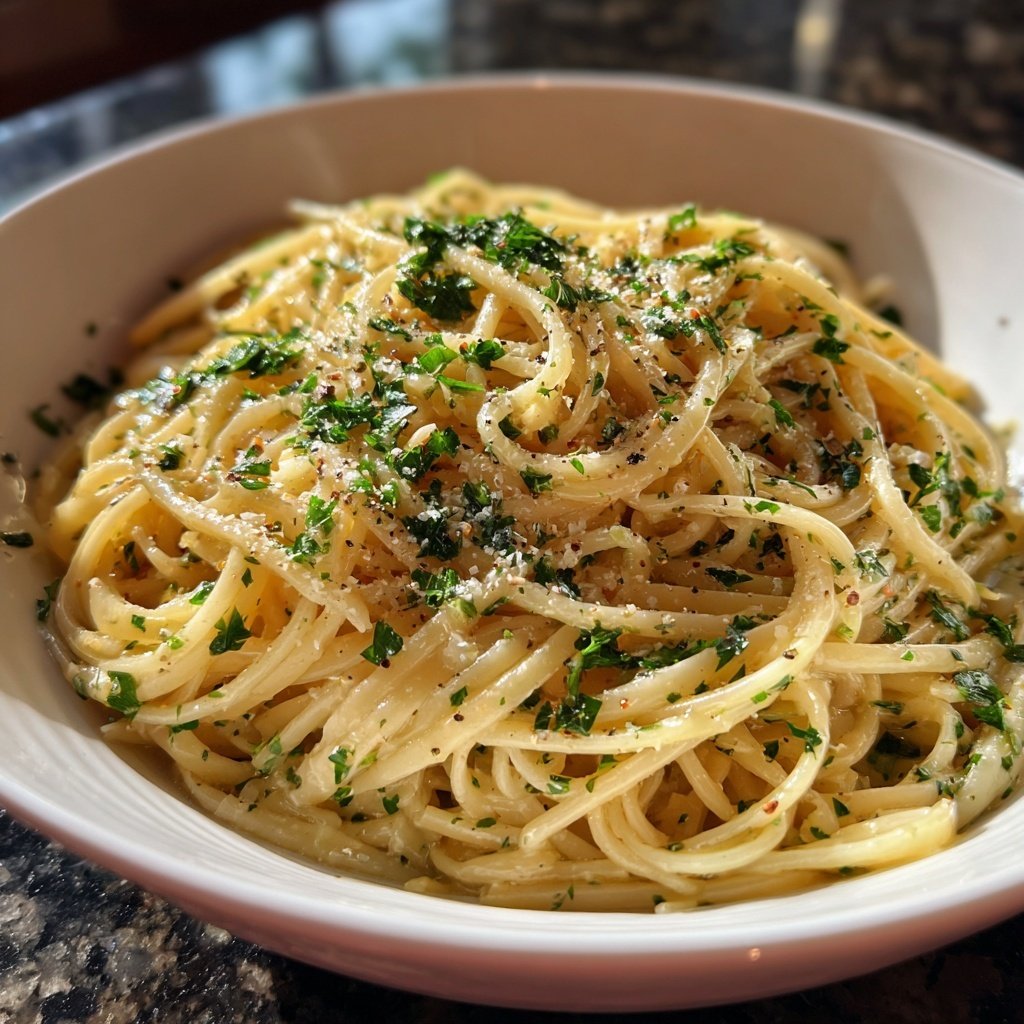 Quick & Easy 15-Minute Garlic Pasta