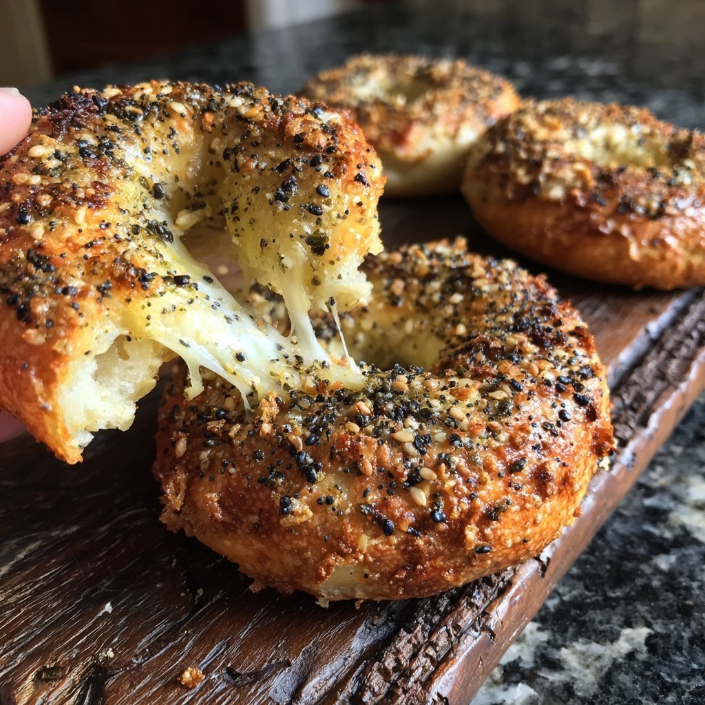 Air Fryer Yogurt Bagels