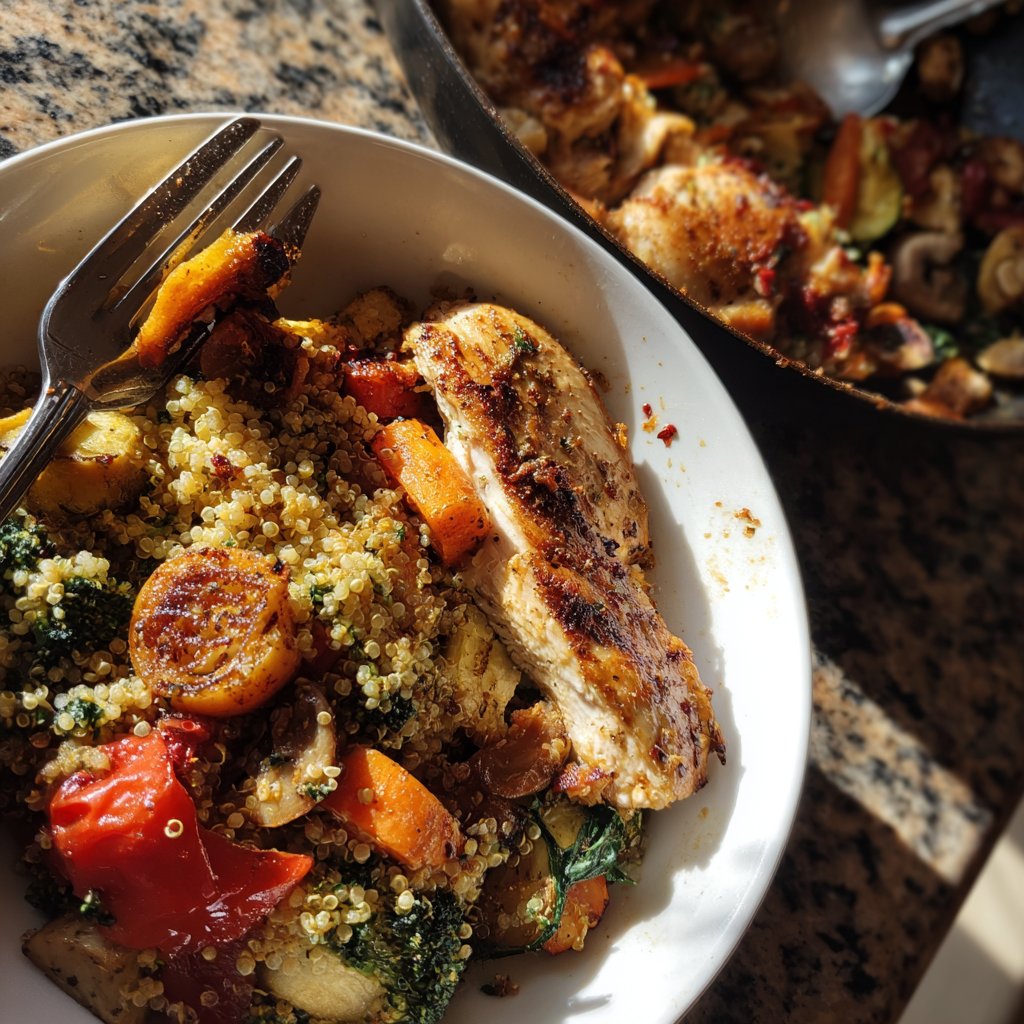 High Protein Dinner Chicken Bowl