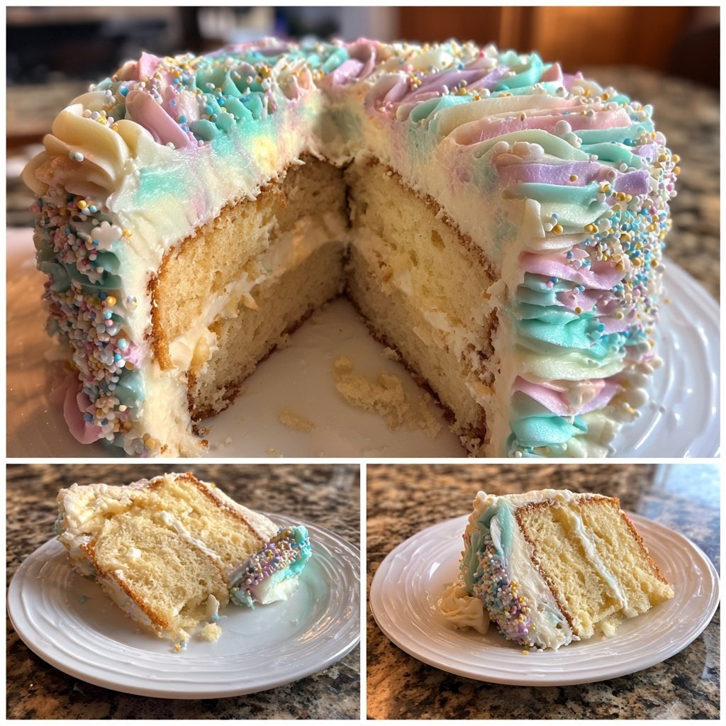 Classic Buttercream Pisces Cake
