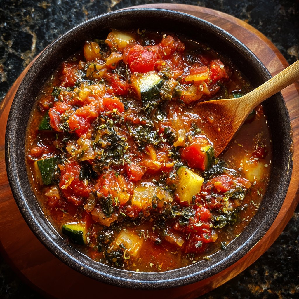 Healthy Crockpot Italian Vegetable Stew