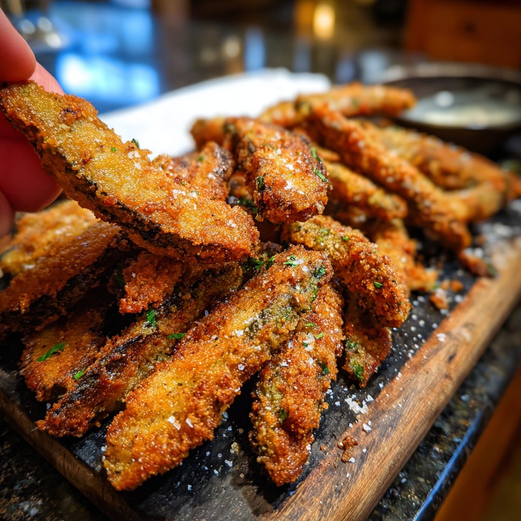 Crispy Eggplant Veggie Fries
