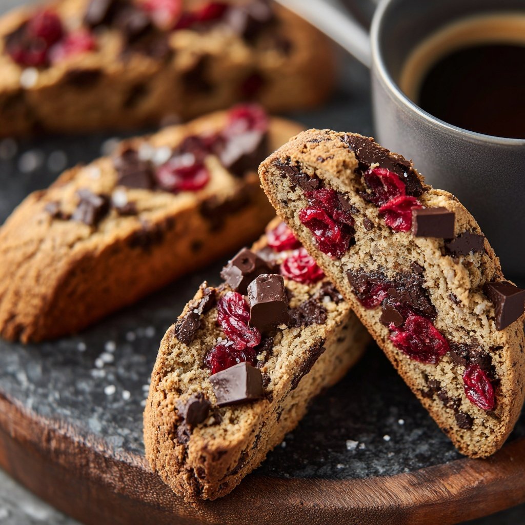 Chocolate Cranberry Biscotti