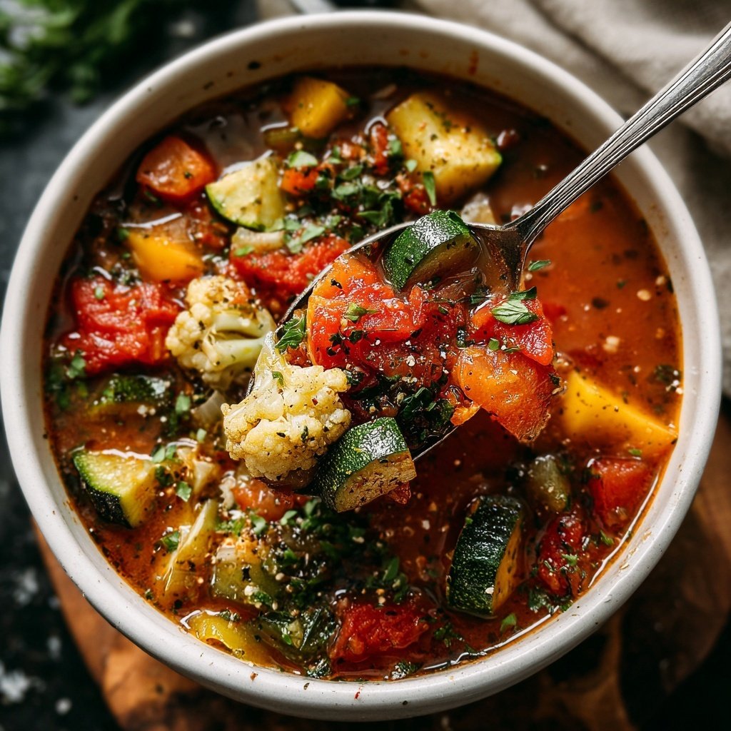 Healthy Crockpot Italian Vegetable Stew