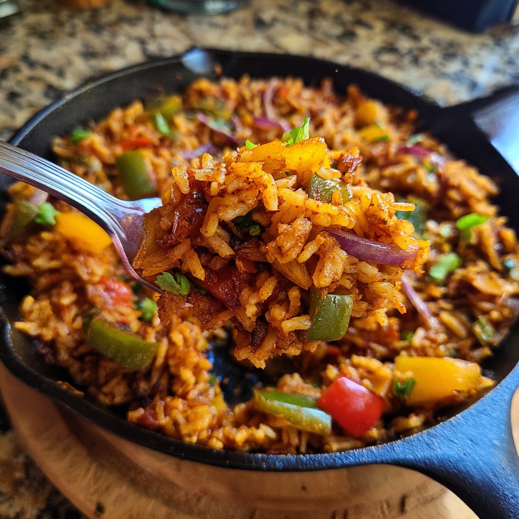 Smoky Paprika Veggie Rice Skillet