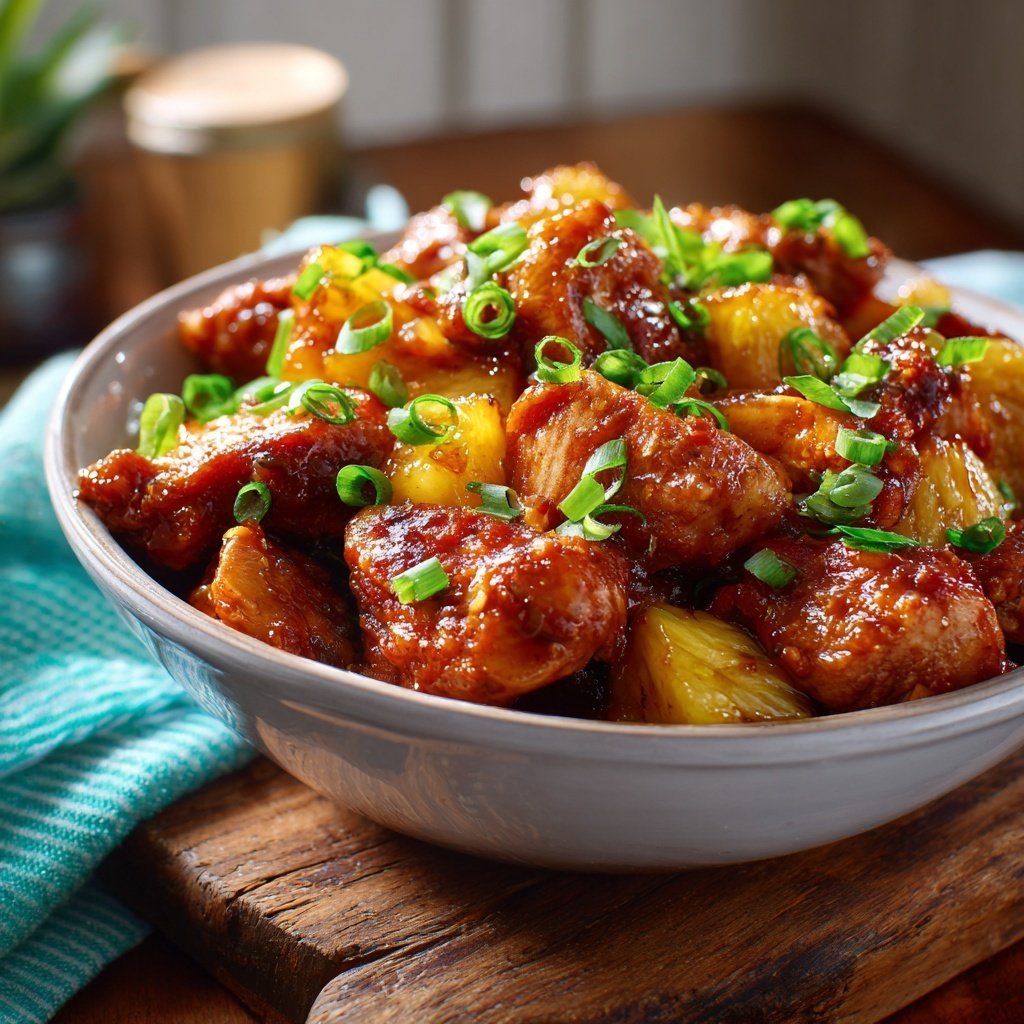 Pineapple Teriyaki Chicken Bowl