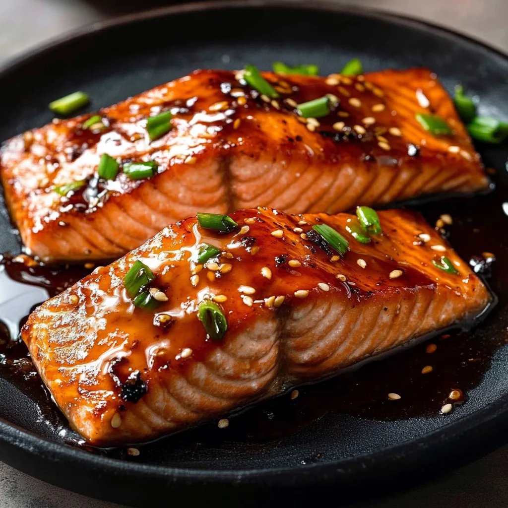 Sweet & Spicy Honey Sriracha Salmon