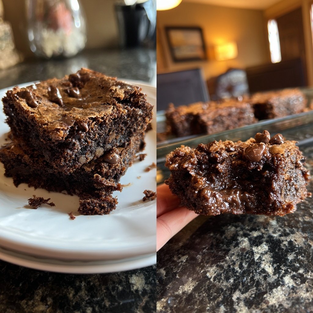 Cottage Cheese Brownies with Cocoa Nibs