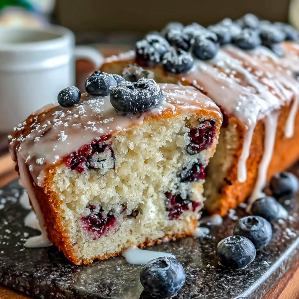 Lemon Blueberry Tea Cake